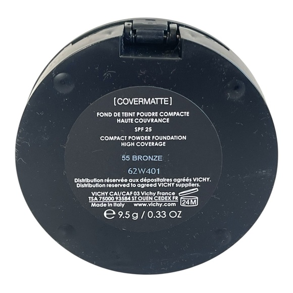 Vichy Dermablend Covermatte Compact Powder Foundation Colour 55 Bronze SPF 25 - Picture 4 of 5